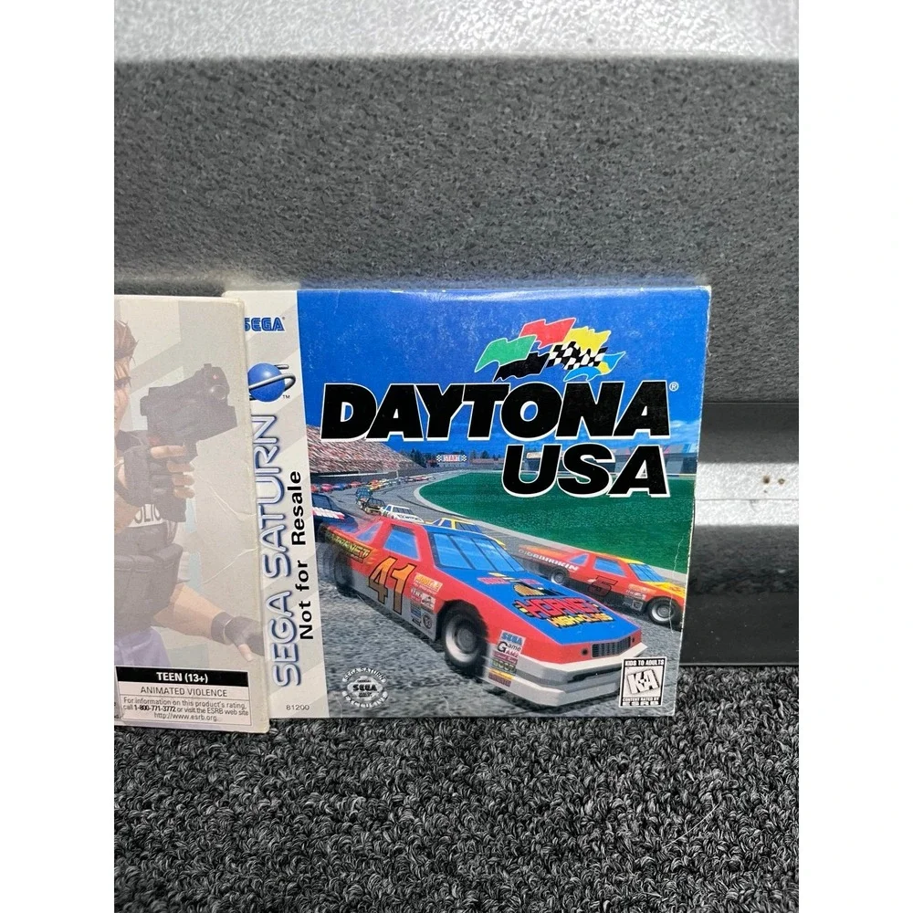 Sega Saturn Virtua Cop & DaytonaSega Saturn Virtua Cop & Daytona USA Video Games